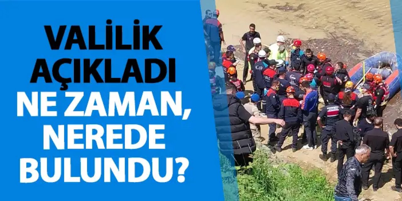 Trabzon Valiliği’nden açıklama! Selde kaybolan vatandaş nerede bulundu?