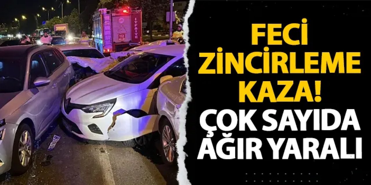 Kütahya’da feci zincirleme kaza! Çok sayıda ağır yaralı