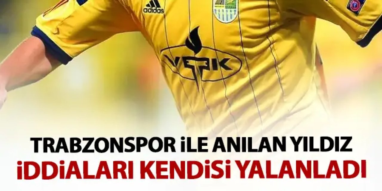 Trabzonspor ile anılıyordu! Söylentileri kendisi yalanladı