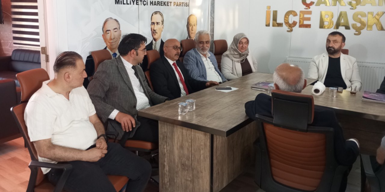 Samsun MHP Çarşamba İlçe Başkanlığında bayramlaşma programı düzenlendi