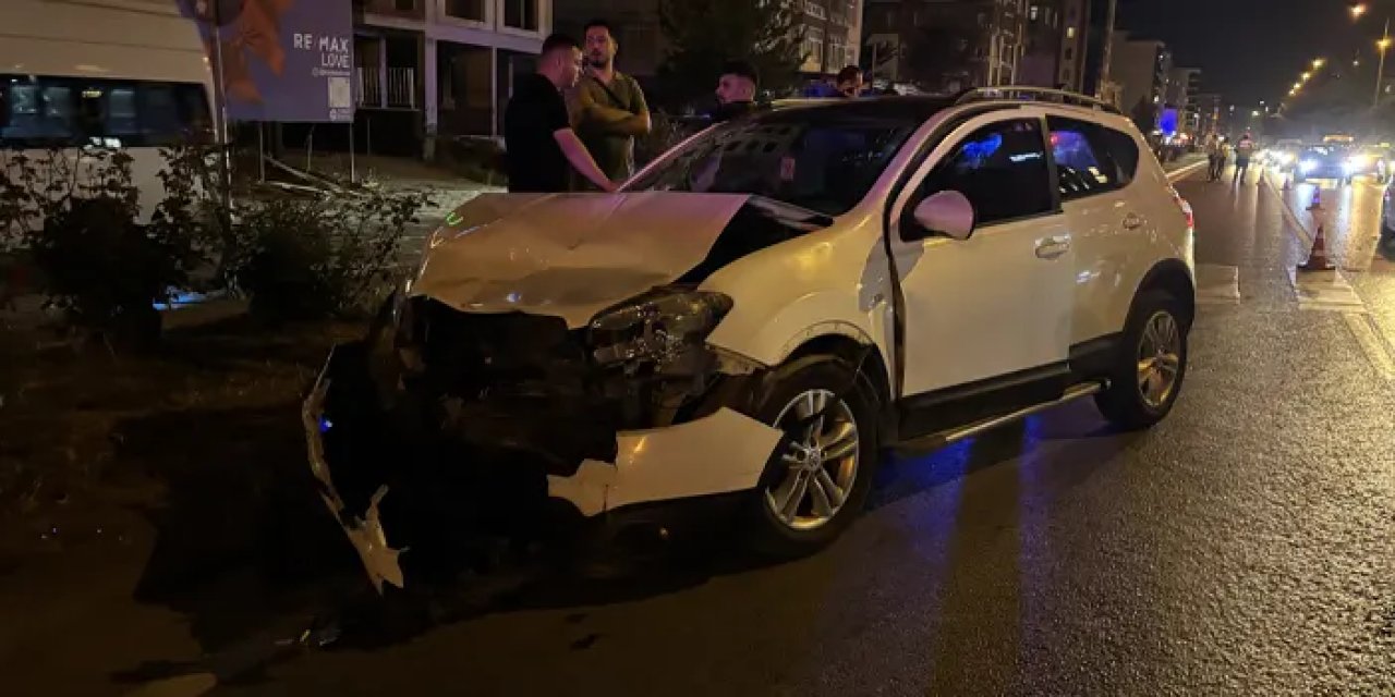 Samsun’da iki otomobil çarpıştı! 5 yaralı var