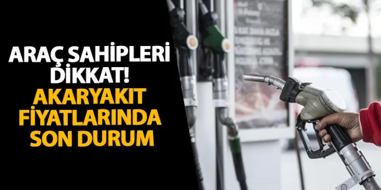 Trabzon’da akaryakıt fiyatları değişti! Benzin ve motorin ne kadar oldu?