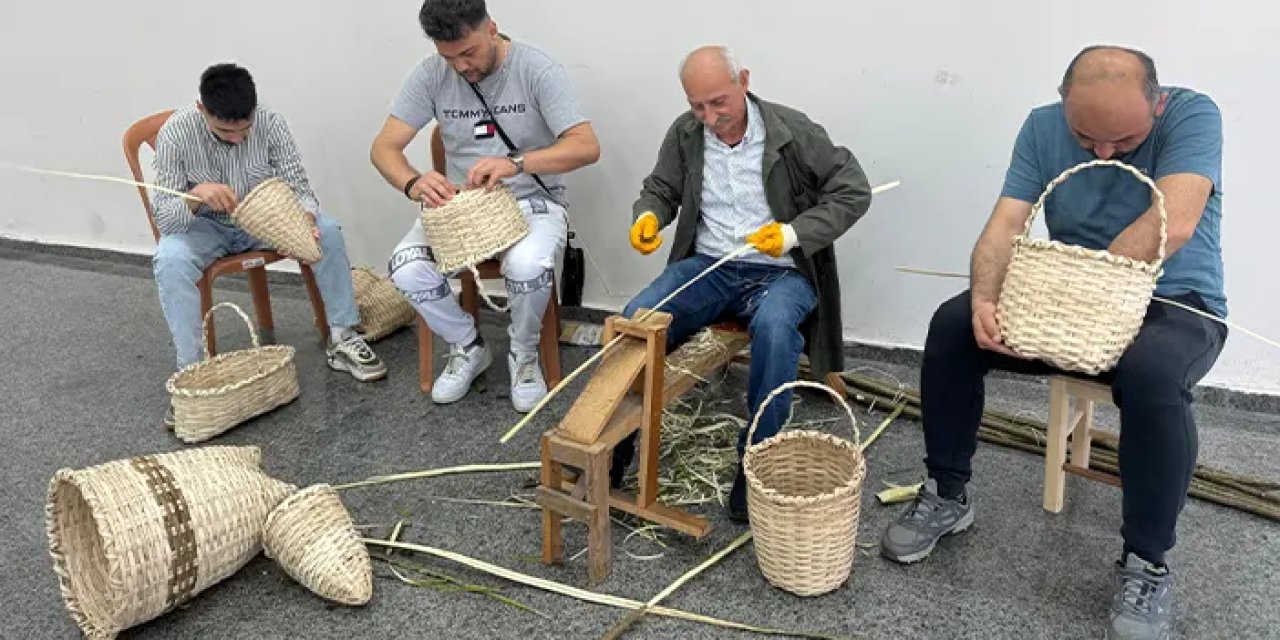 Giresun’da sepet örücülüğü kurslarla geleceğe taşınıyor!