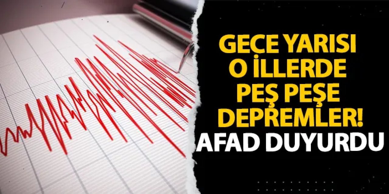 Deprem mi oldu? Kaç büyüklüğünde deprem oldu? Nerede deprem oldu? Son depremler listesi