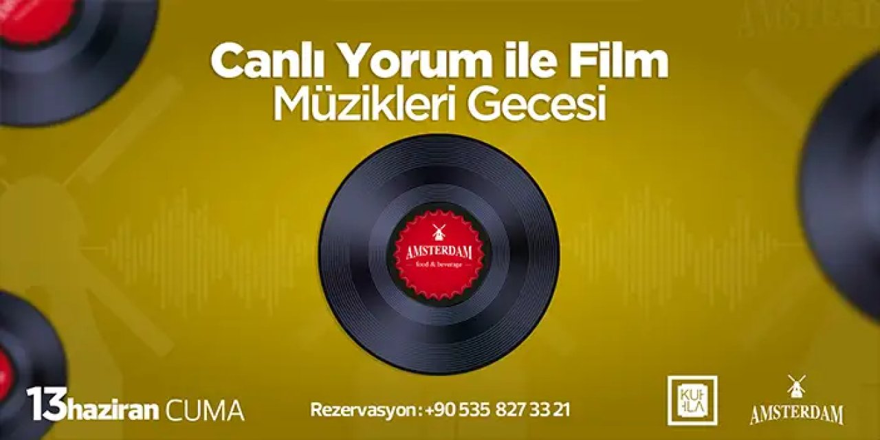 Trabzon'da Canlı yorum ile film müzikleri gecesi