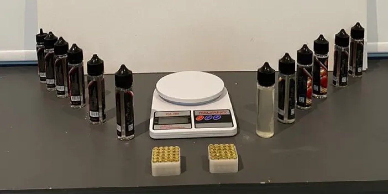 Samsun’da zehir operasyonu: Likit esrar ve tabanca fişeği ele geçirildi