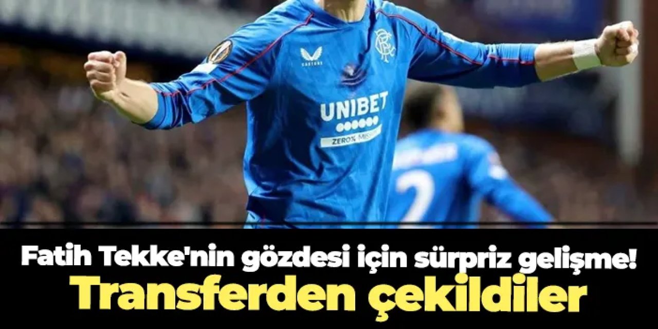 Fatih Tekke'nin gözdesi için sürpriz gelişme! Transferden çekildiler