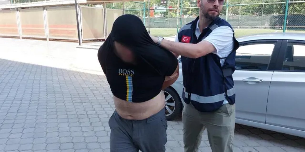 Samsun’da site bahçesinden masa çalan şahıs tutuklandı