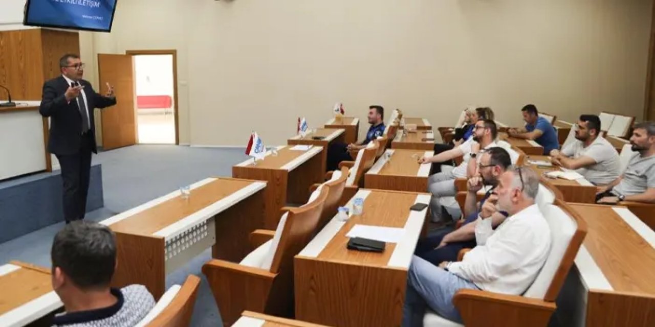 Samsun Canik Belediye personeline etkili konuşma eğitimi