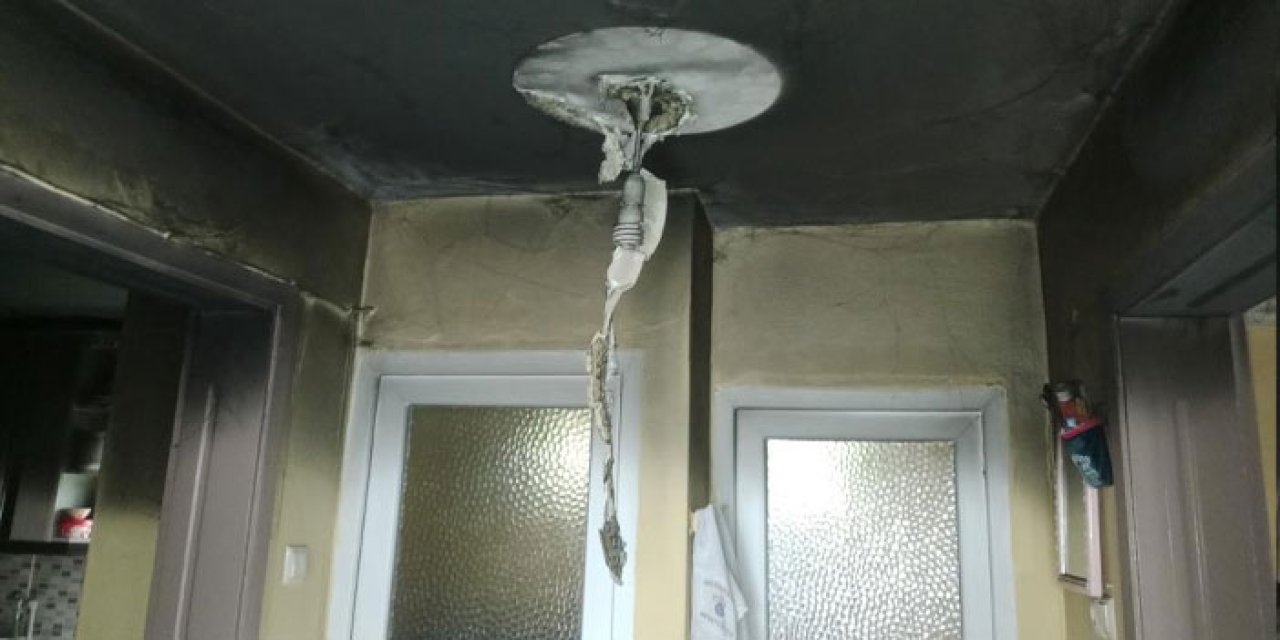 Ordu’da ocakta unutulan yemek yangına neden oldu!