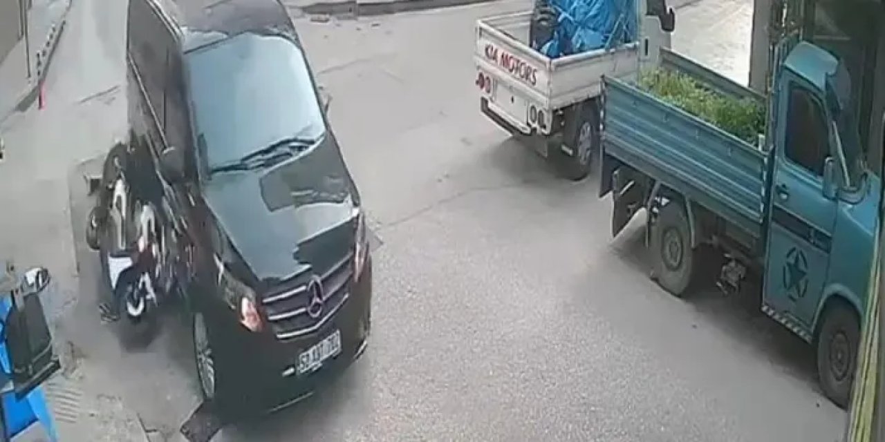 Ordu’da motosiklet ile panelvan çarpıştı! 2 yaralı
