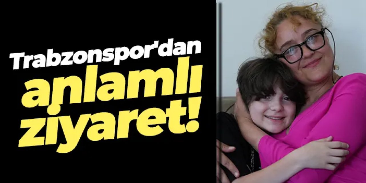 Trabzonspor'dan Minguzzi ailesine anlamlı ziyaret!