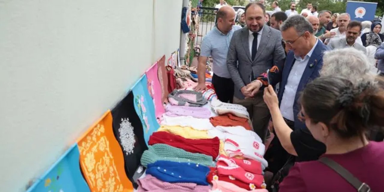 Samsun’da el emeği ürünler sergilendi!