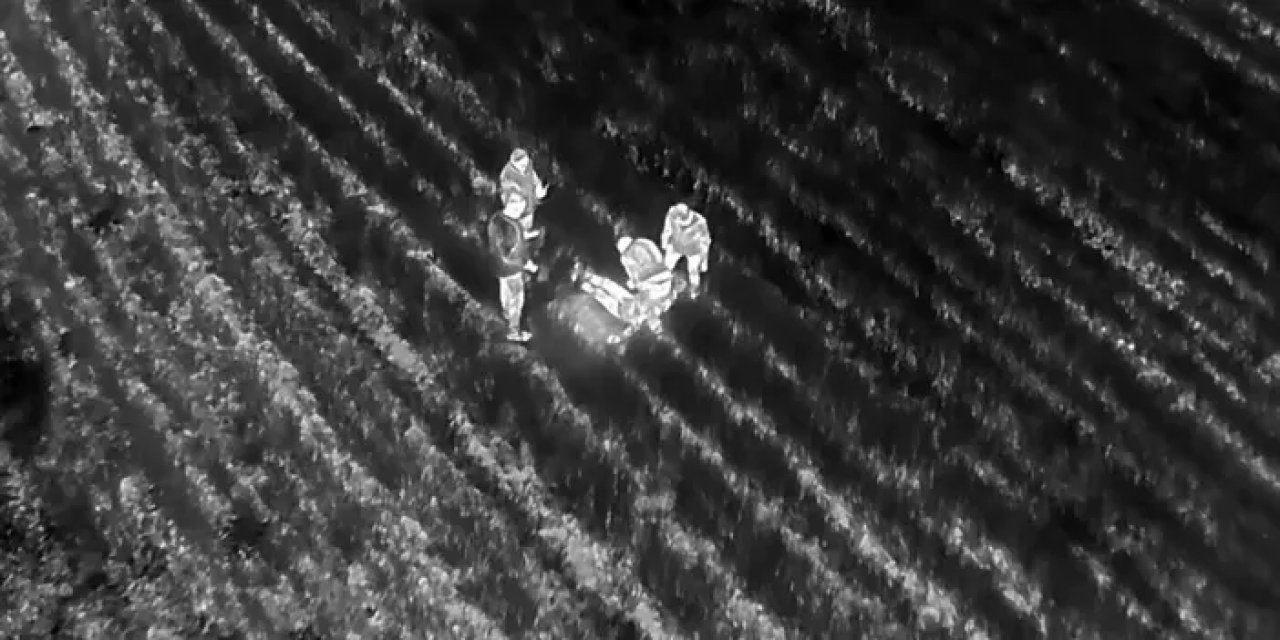 Bayburt’ta zihinsel engelli kayıp vatandaş termal kamera ile bulundu