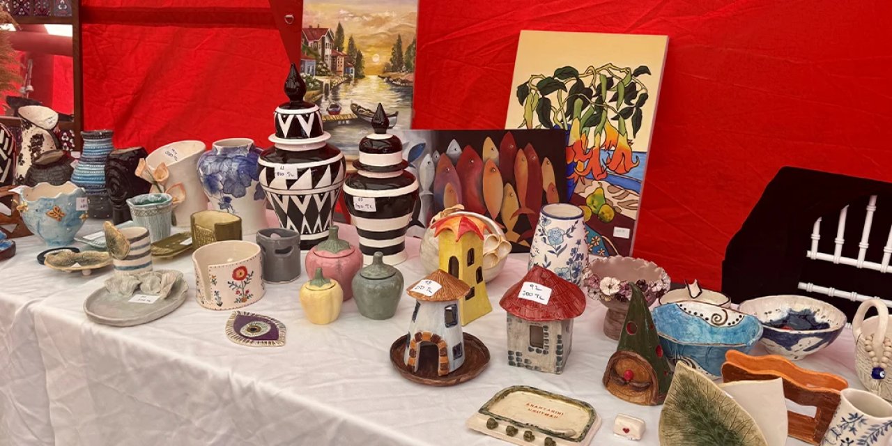 Trabzon Toplum Ruh Sağlığı Merkezi'nde ürünler sergilendi