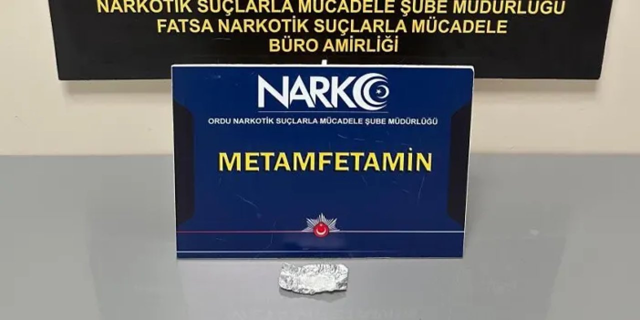 Ordu’da zehir operasyonu! 1 tutuklu