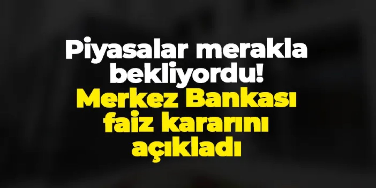 Merkez Bankası politika faizini yüzde 46’da sabit bıraktı