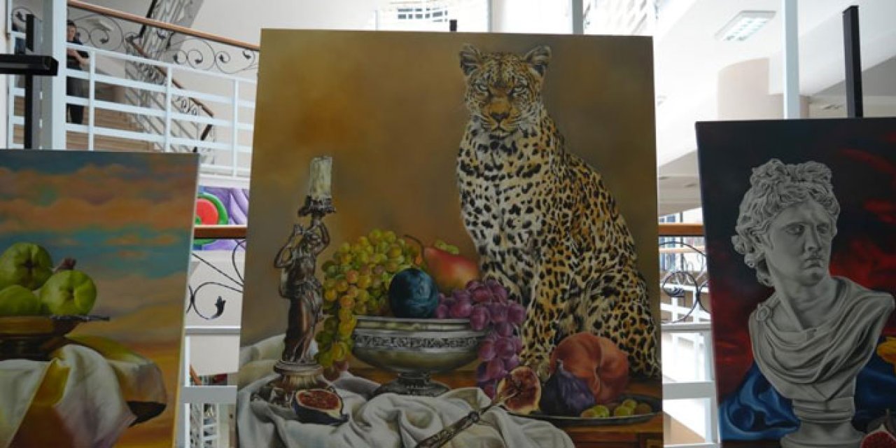 OMÜ’de genç sanatçılardan mezuniyet sergisi!