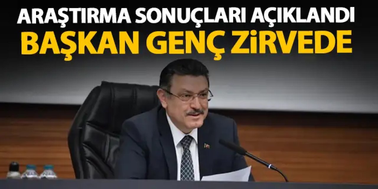 Başkan Genç, Türkiye’nin en başarılı 5. Büyükşehir Belediye Başkanı oldu