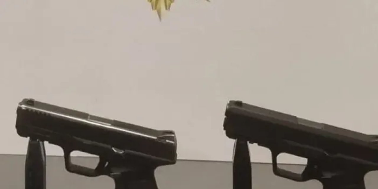 Samsun’da 5 tabanca ele geçirildi! 2 gözaltı