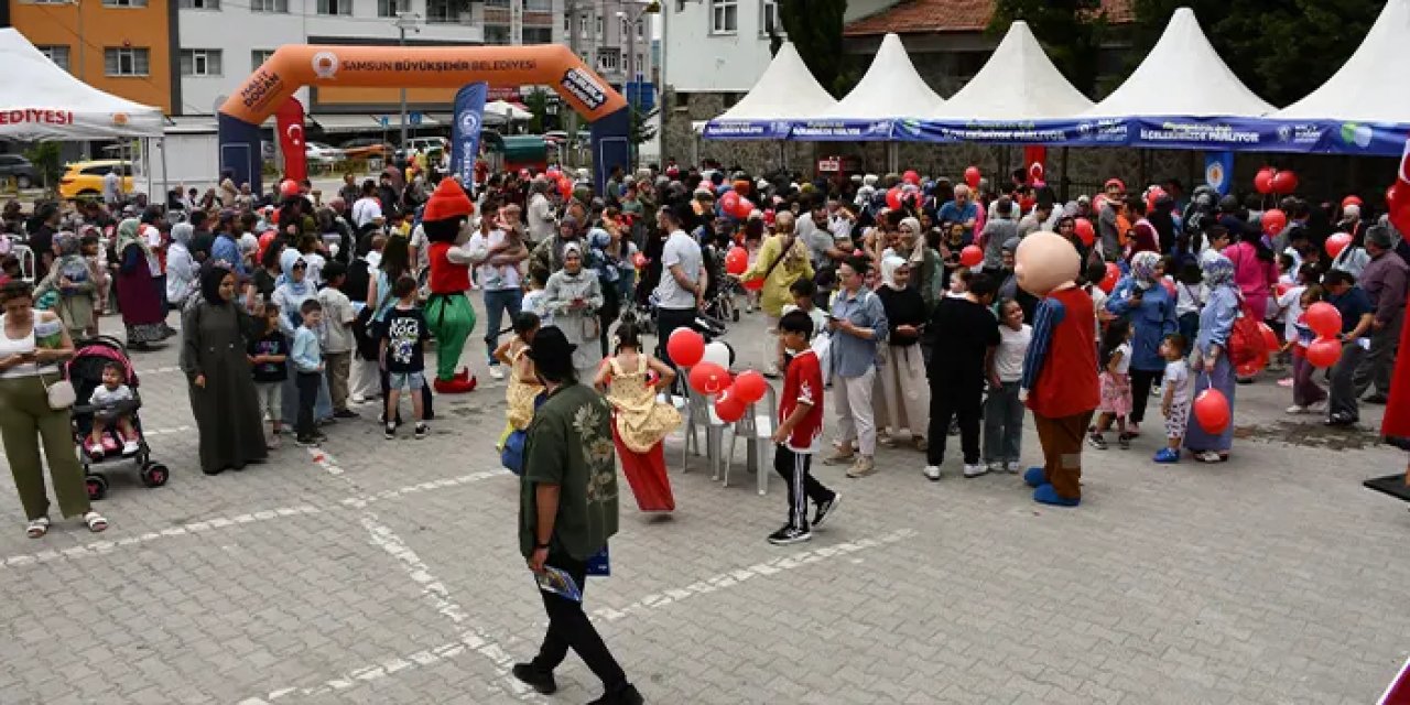 Samsun’da çocuklara yaz hediyesi: Vezirköprü’de renkli şenlik!