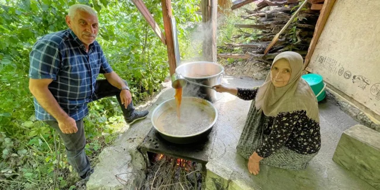 Artvin’de asırlık dut pekmezi geleneği yaşatılıyor!