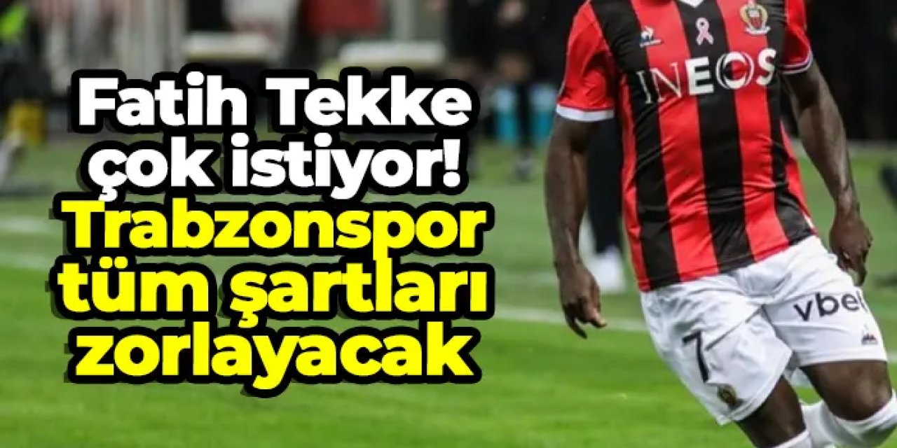 Trabzonspor'da sıra Jeremie Boga'da! Geri sayım başladı