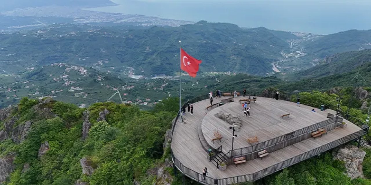 Ordu'da Yoroz Kent Ormanı seyir terasıyla büyülüyor!