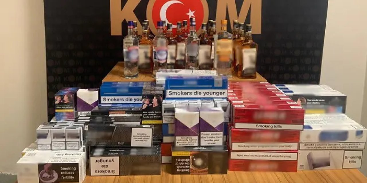 Rize’de kaçakçılık operasyonu! Birçok madde ele geçirildi