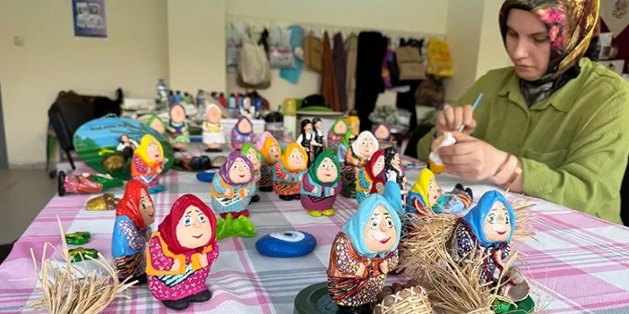 Giresunlu Meryem’in taş bebekleri yurt dışına açıldı!