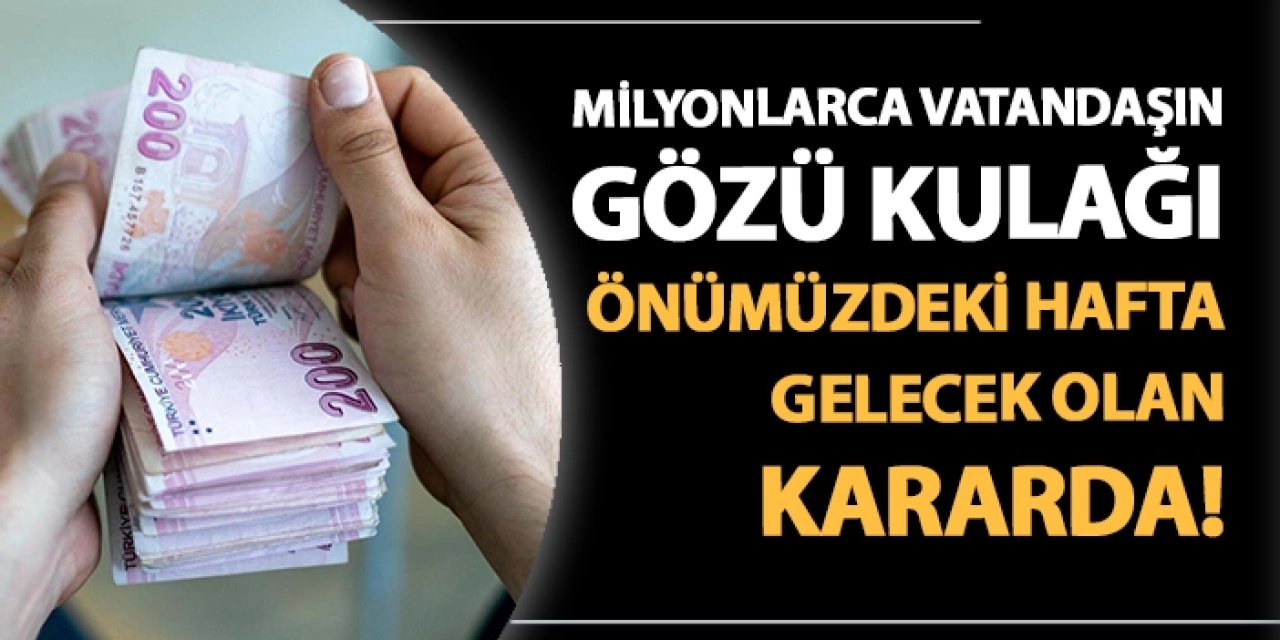 Memur ve Emeklisinin gözü kulağı zam oranında!