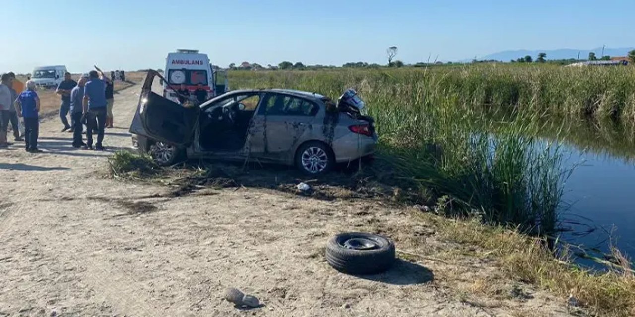 Tatil için geldiği memleketinde can verdi!