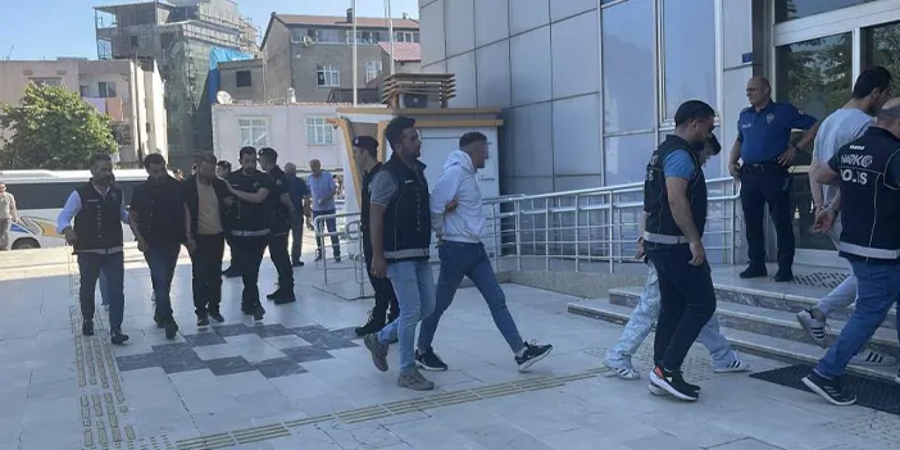 Ordu merkezli zehir operasyonu: 13 şüpheli adliyede