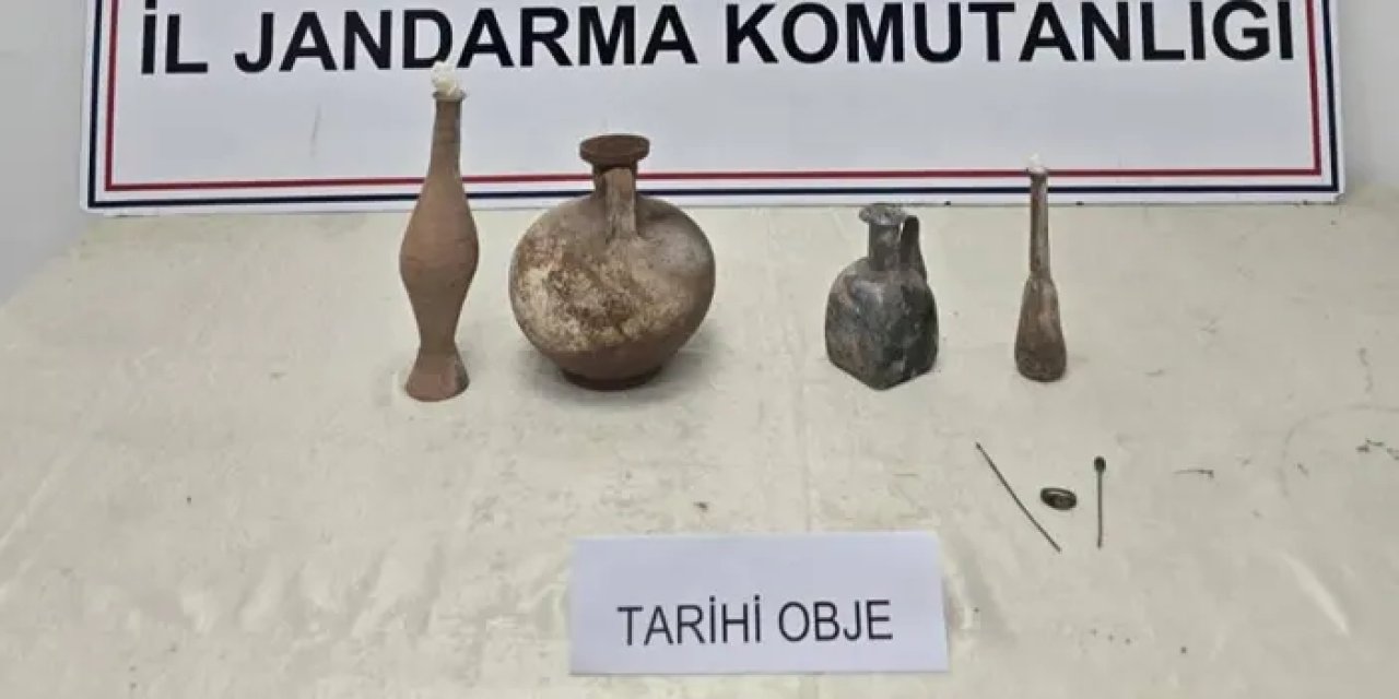 Samsun’da jandarmadan tarihi eser operasyonu! 2 gözaltı