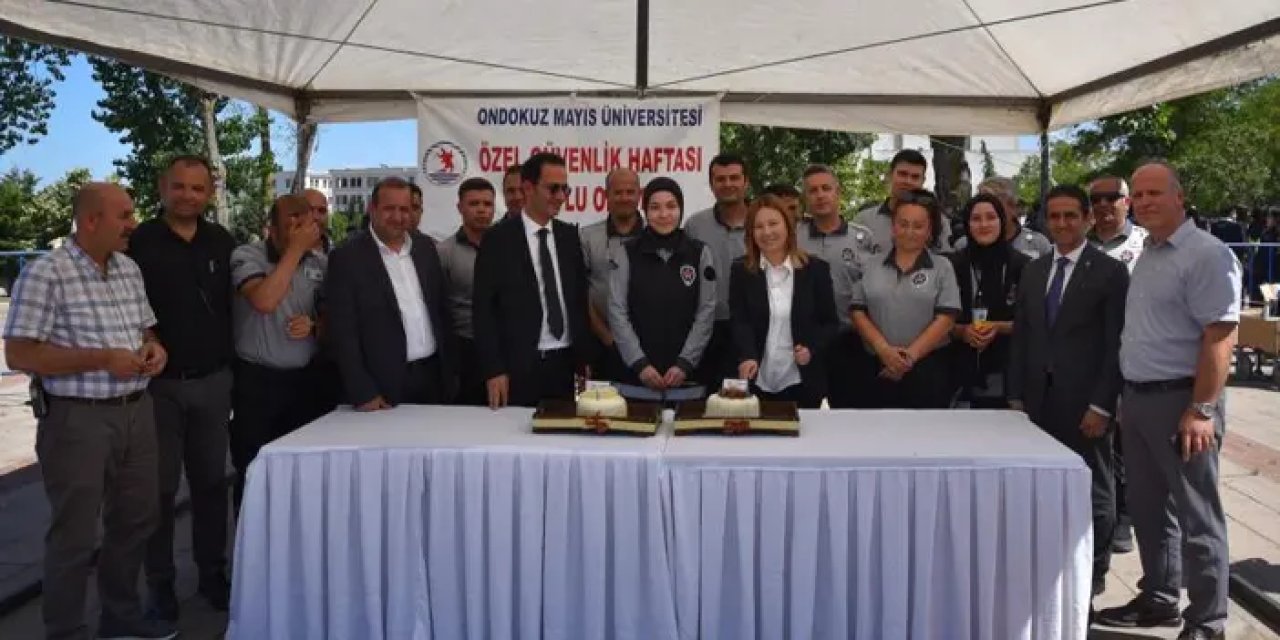 Samsun OMÜ’de Özel Güvenlik Haftası kutlandı