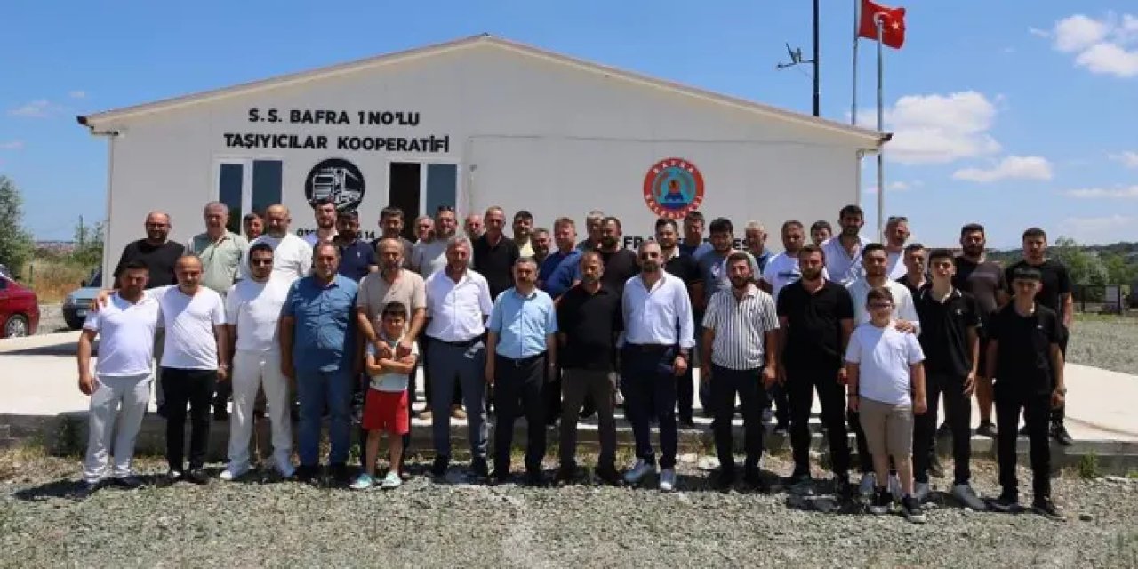 Samsun Bafra Motorlu Taşıyıcılar Kooperatifi’nde Ali Hancı güven tazeledi!