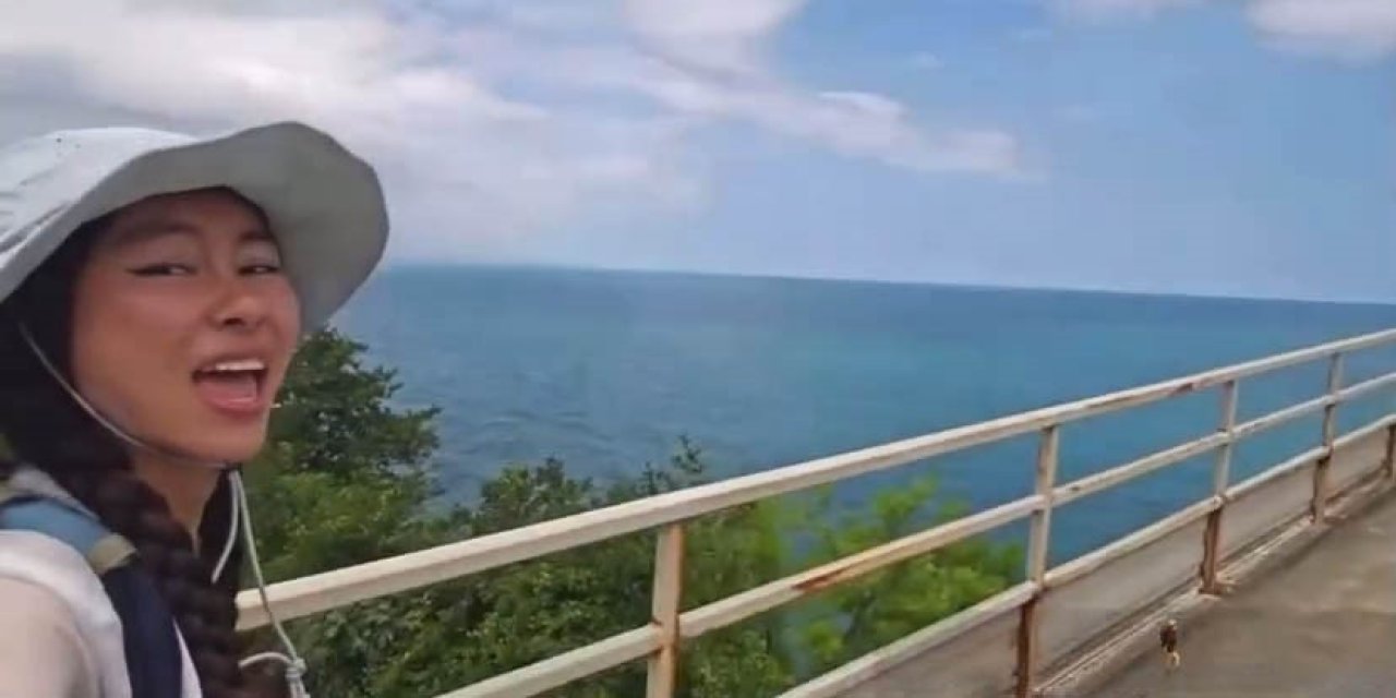 Güney Koreli gezgin Giresun'da