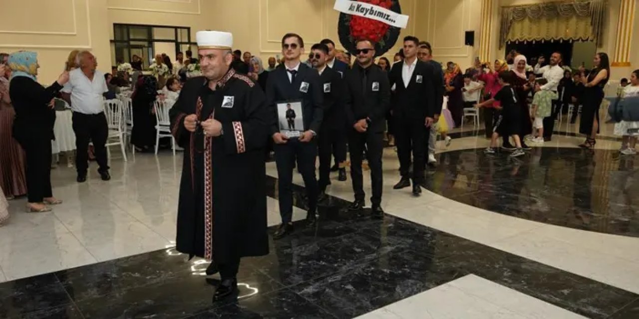 Rize’de gelin ve damada çelenk sürprizi!