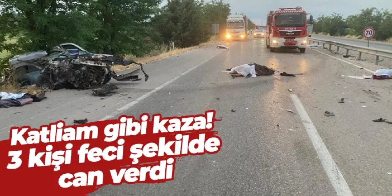 Balıkesir Susurluk’ta feci kaza: 3 ölü, 1 ağır yaralı