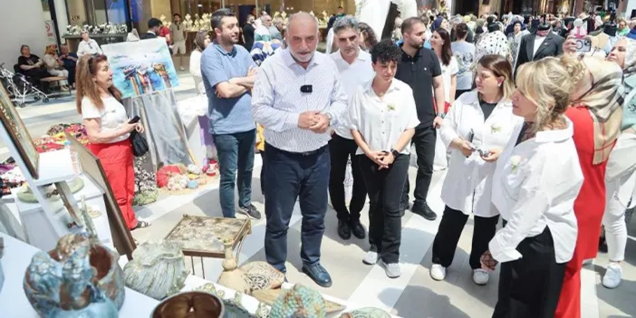Samsun'da kadın emeği sergide buluştu: 3 bin 550 eser görücüye çıktı