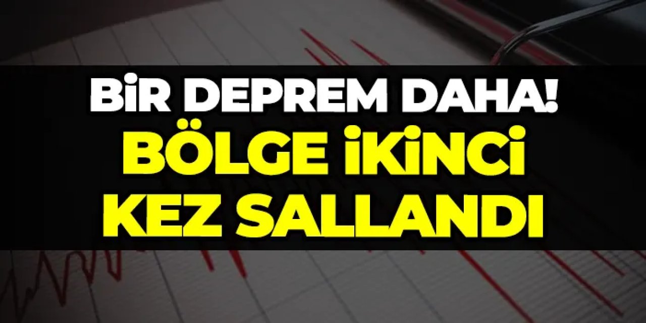 Bursa'da bir deprem daha! Marmara'da deprem mi oldu? Nerede deprem oldu? Kaç büyüklüğünde?