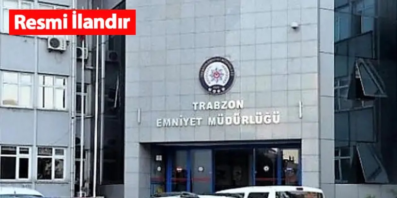 Trabzon İl Emniyet Müdürlüğü katı yakıt alımı yapacak