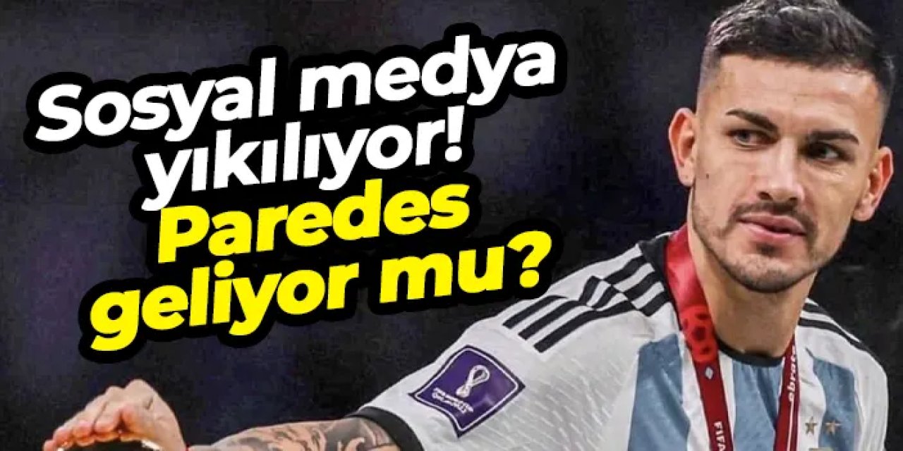 Sosyal medya yıkılıyor! Paredes Trabzonspor’a mı geliyor?