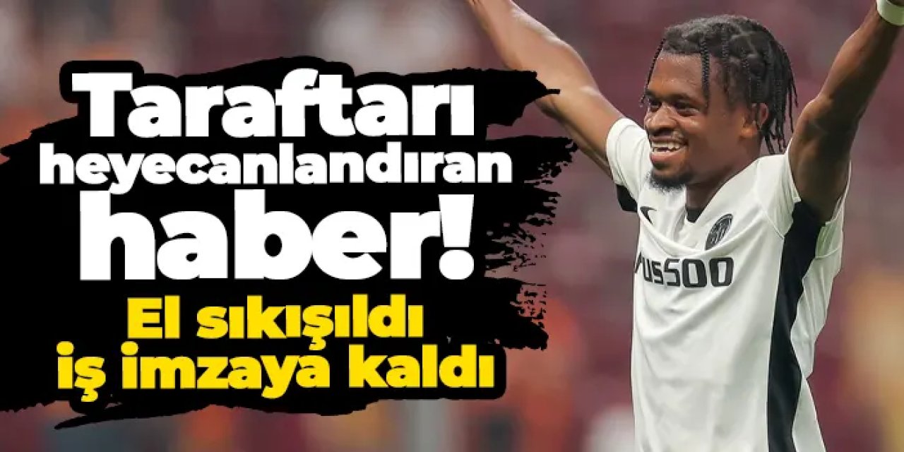 Trabzonspor'dan taraftarı heyecanlandıran haber! El sıkışıldı iş imzaya kaldı