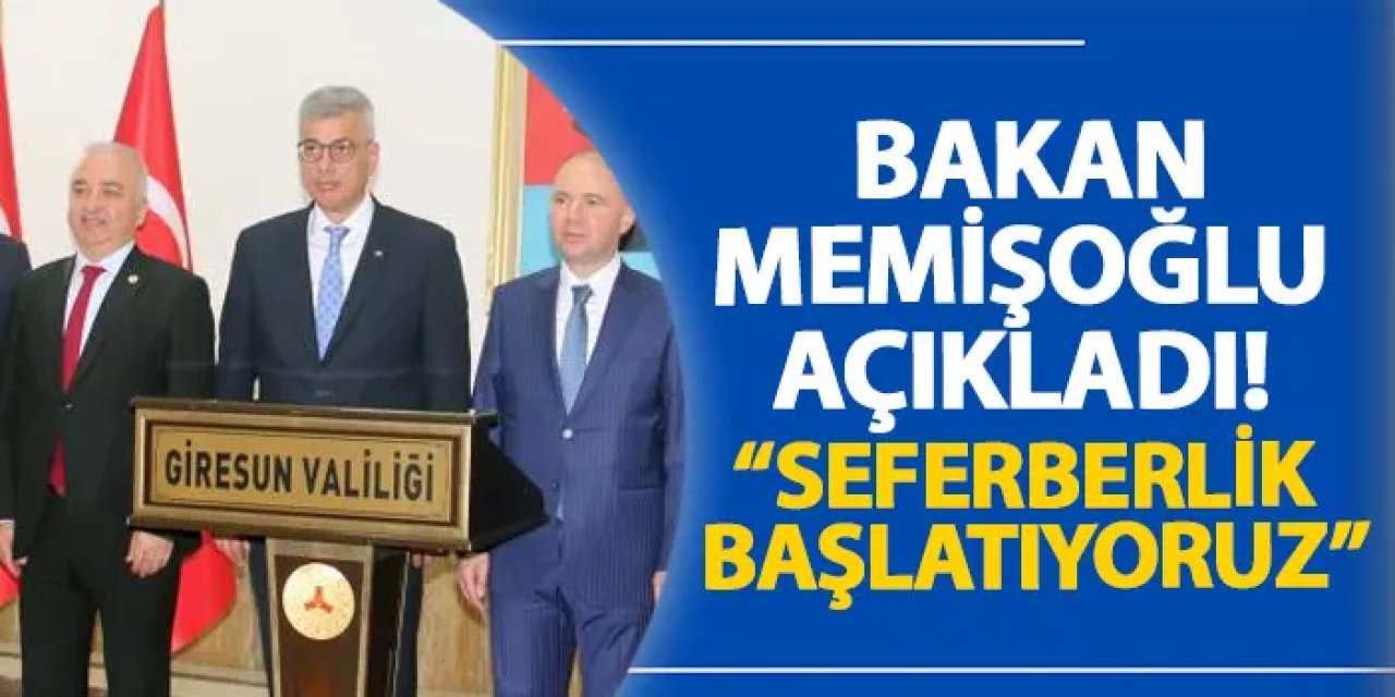 Giresun’da konuşan Bakan Memişoğlu sigaraya karşı seferberlik başlatıldığını açıkladı!