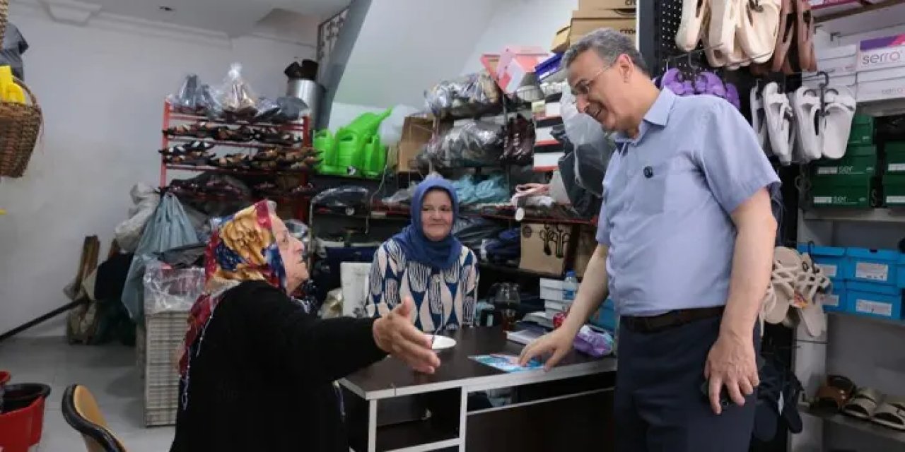 Samsun İlkadım Belediye Başkanı Kurnaz esnaf ile buluştu