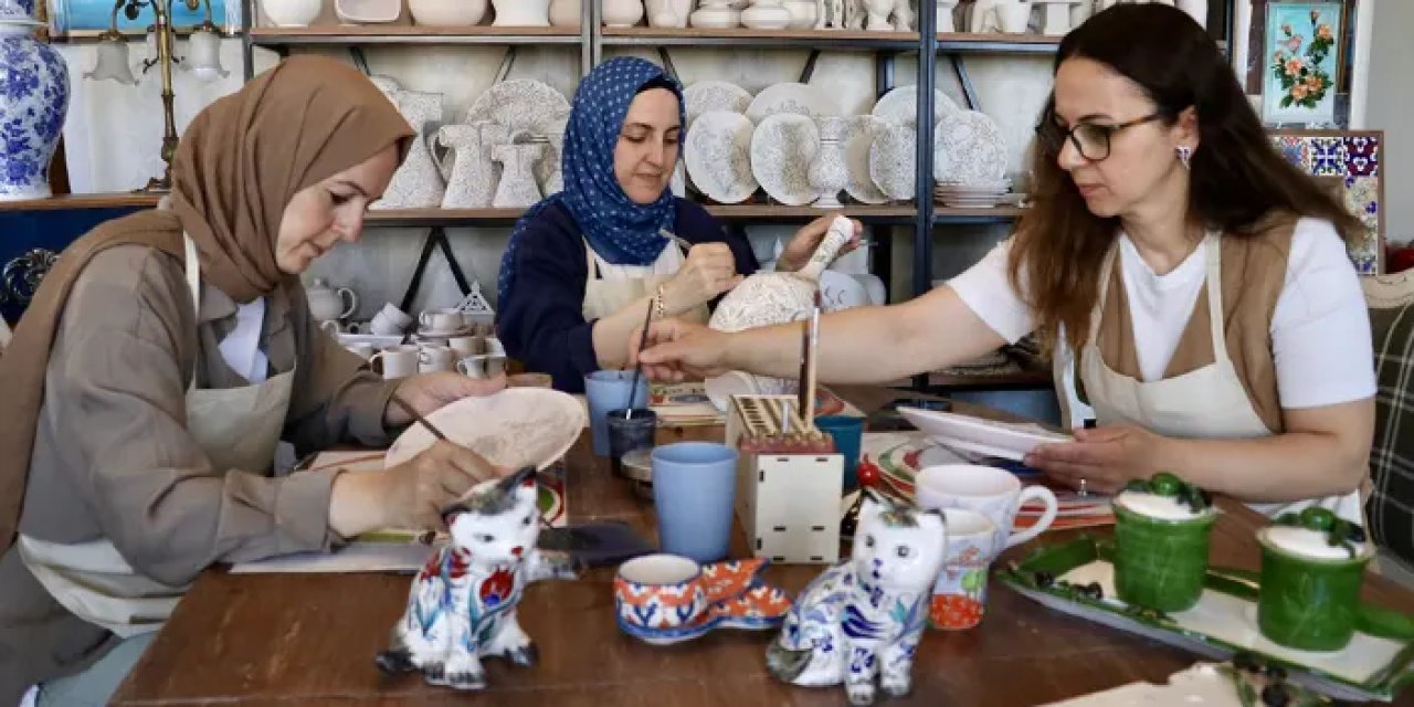 Trabzon'da üç kız kardeşin hobileri mesleğe dönüştü!