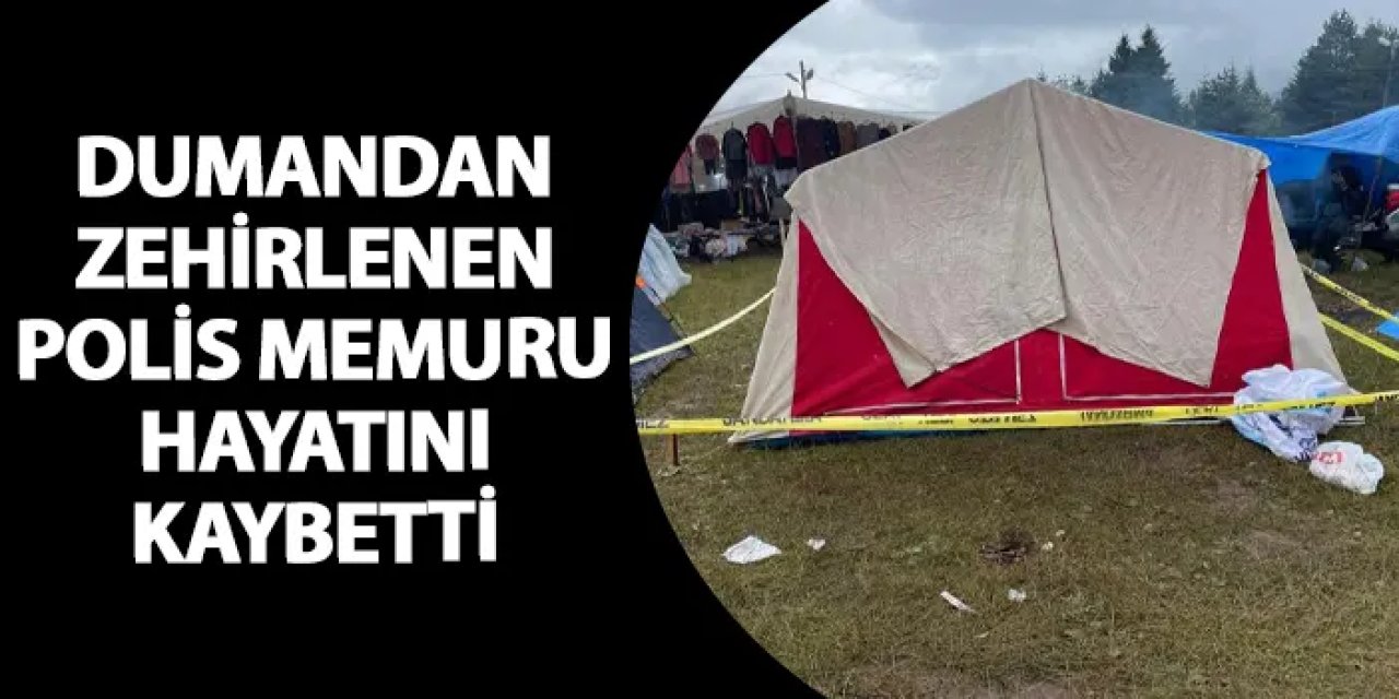 Artvin’de dumandan zehirlenen polis memuru hayatını kaybetti