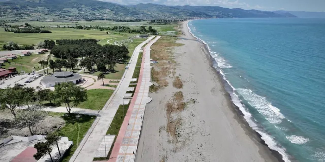 Samsun’un Alaçam’ı sahili ile cazibe merkezi haline geliyor