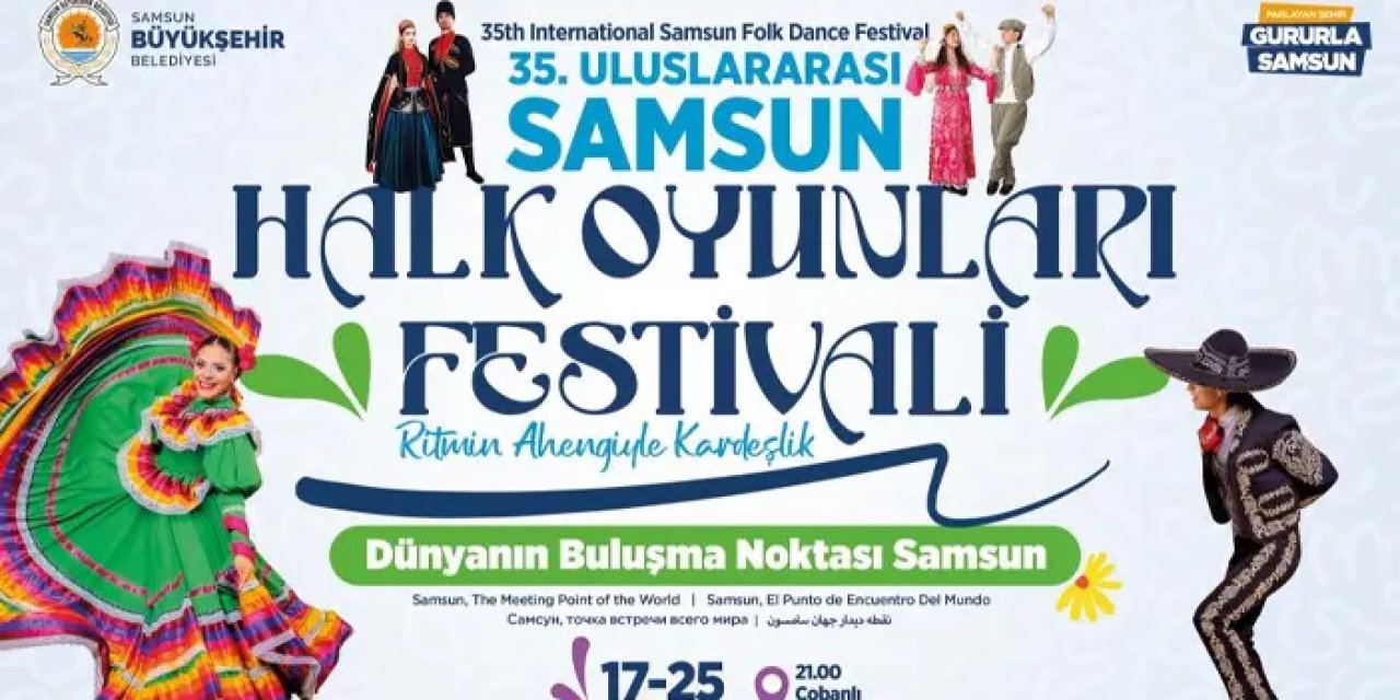 Samsun’da halk oyunları sahneye taşınıyor!